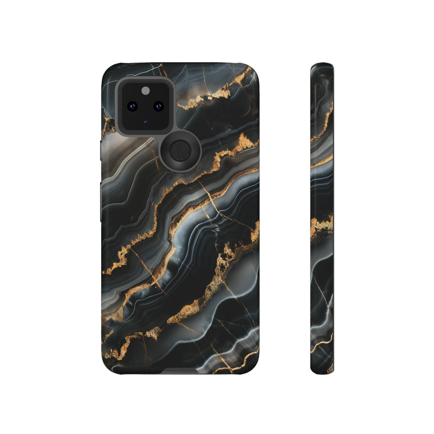 Black Marble Phone Cases