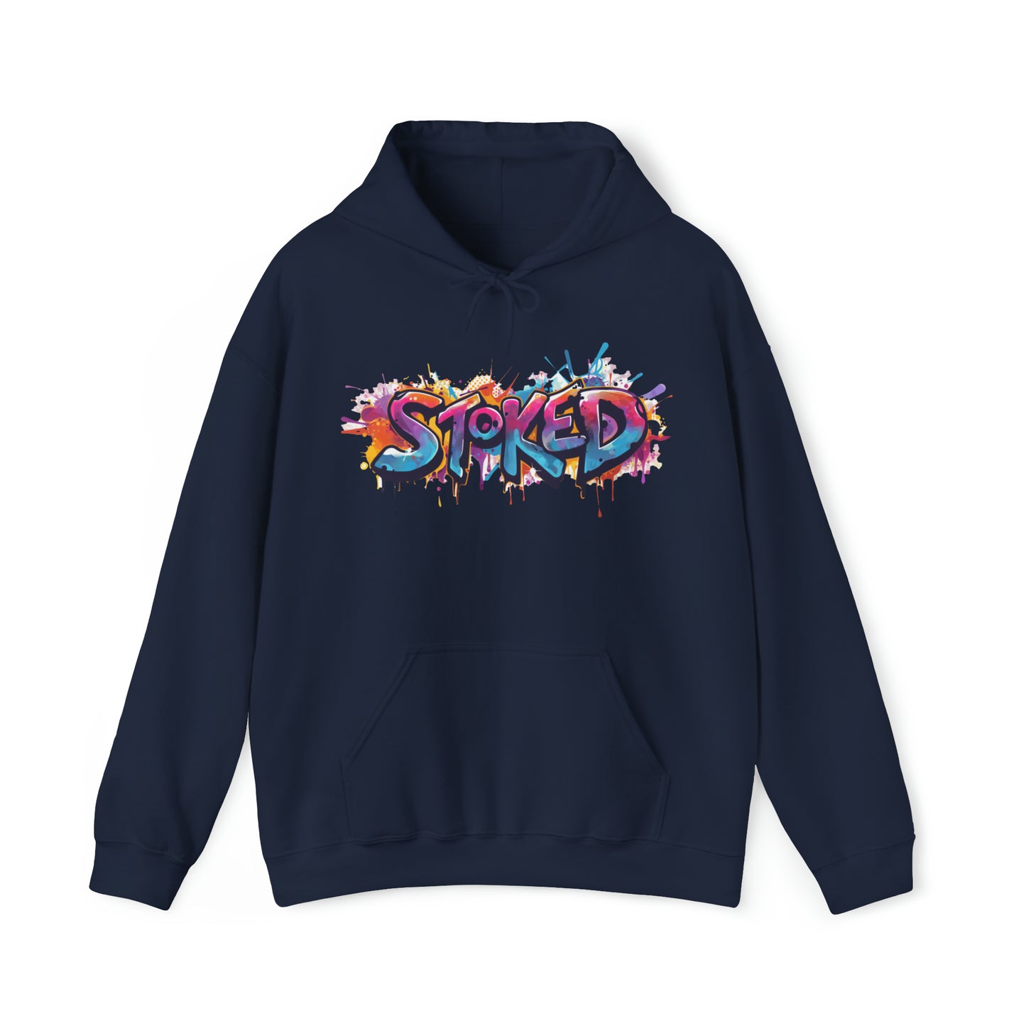 Stoked graphic Heavy Hooded Sweatshirt
