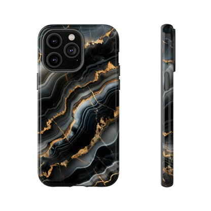 Black Marble Phone Cases