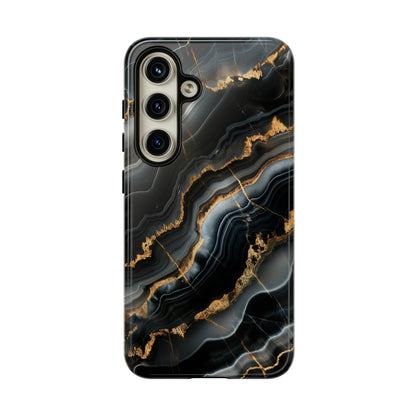 Black Marble Phone Cases