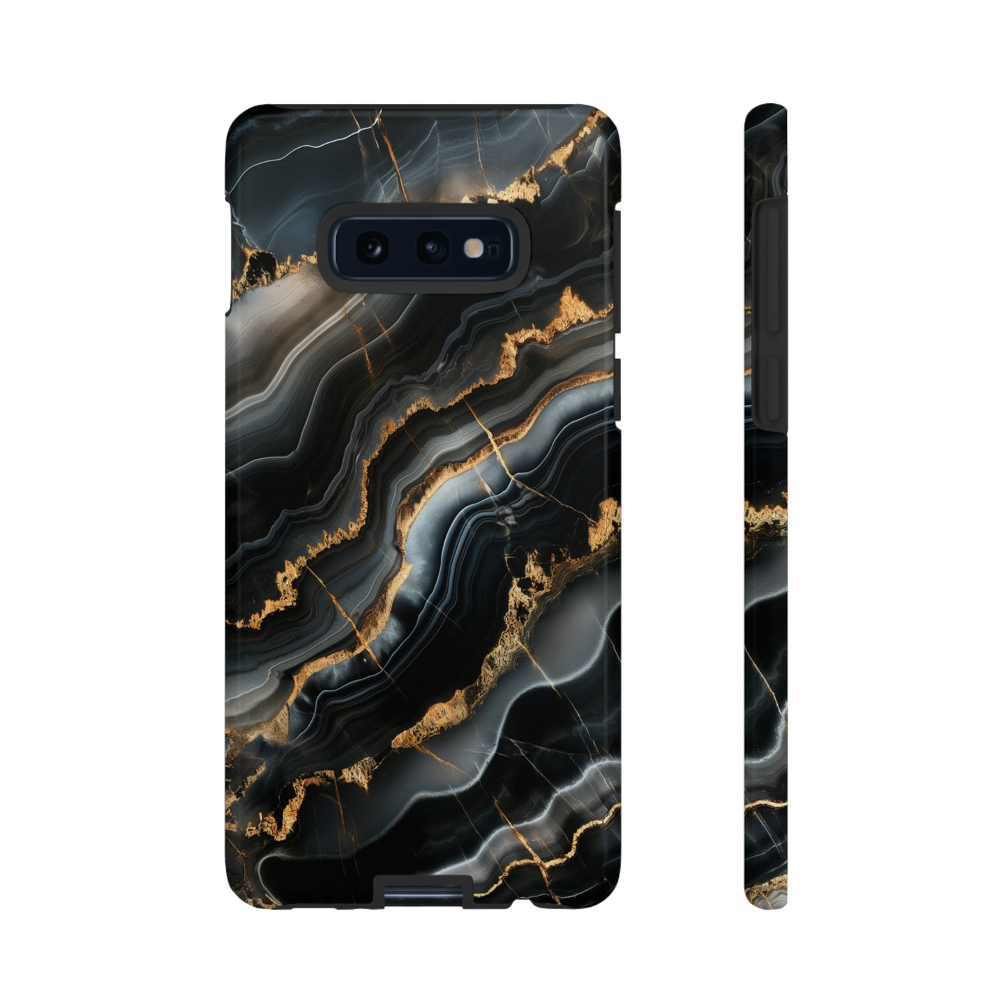Black Marble Phone Cases
