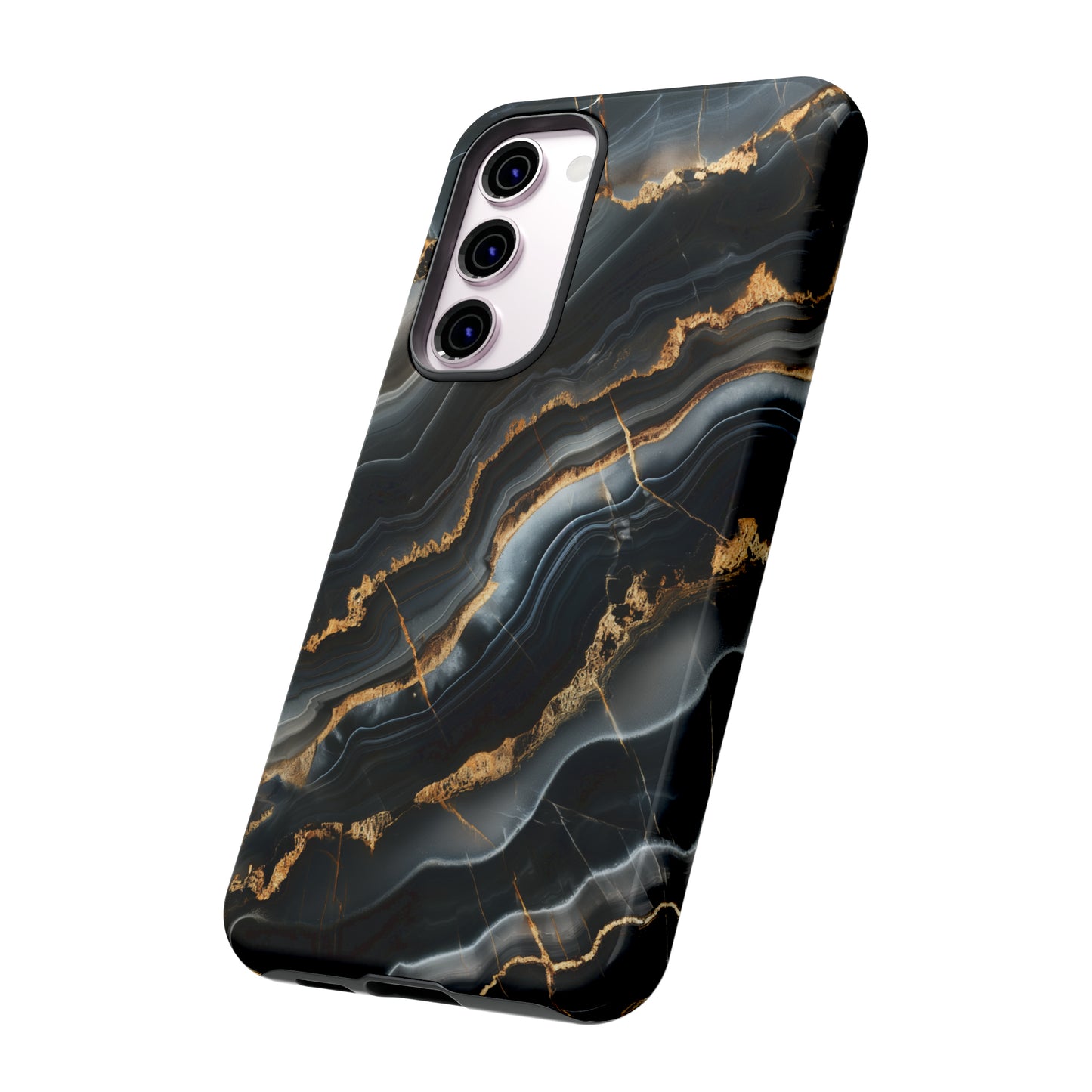 Black Marble Phone Cases