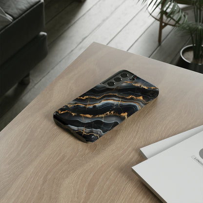 Black Marble Phone Cases