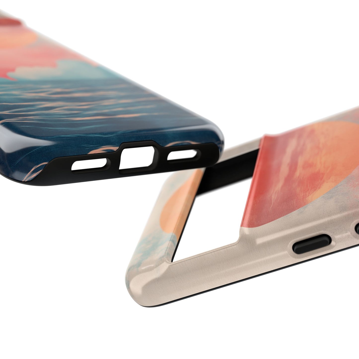 Abstract Sunset & Ocean Phone Cases