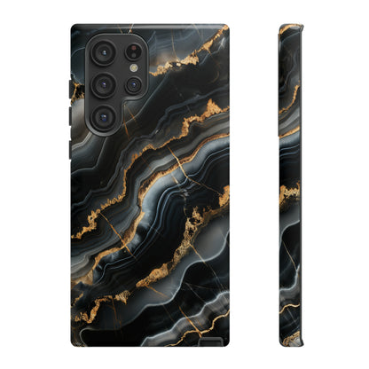 Black Marble Phone Cases
