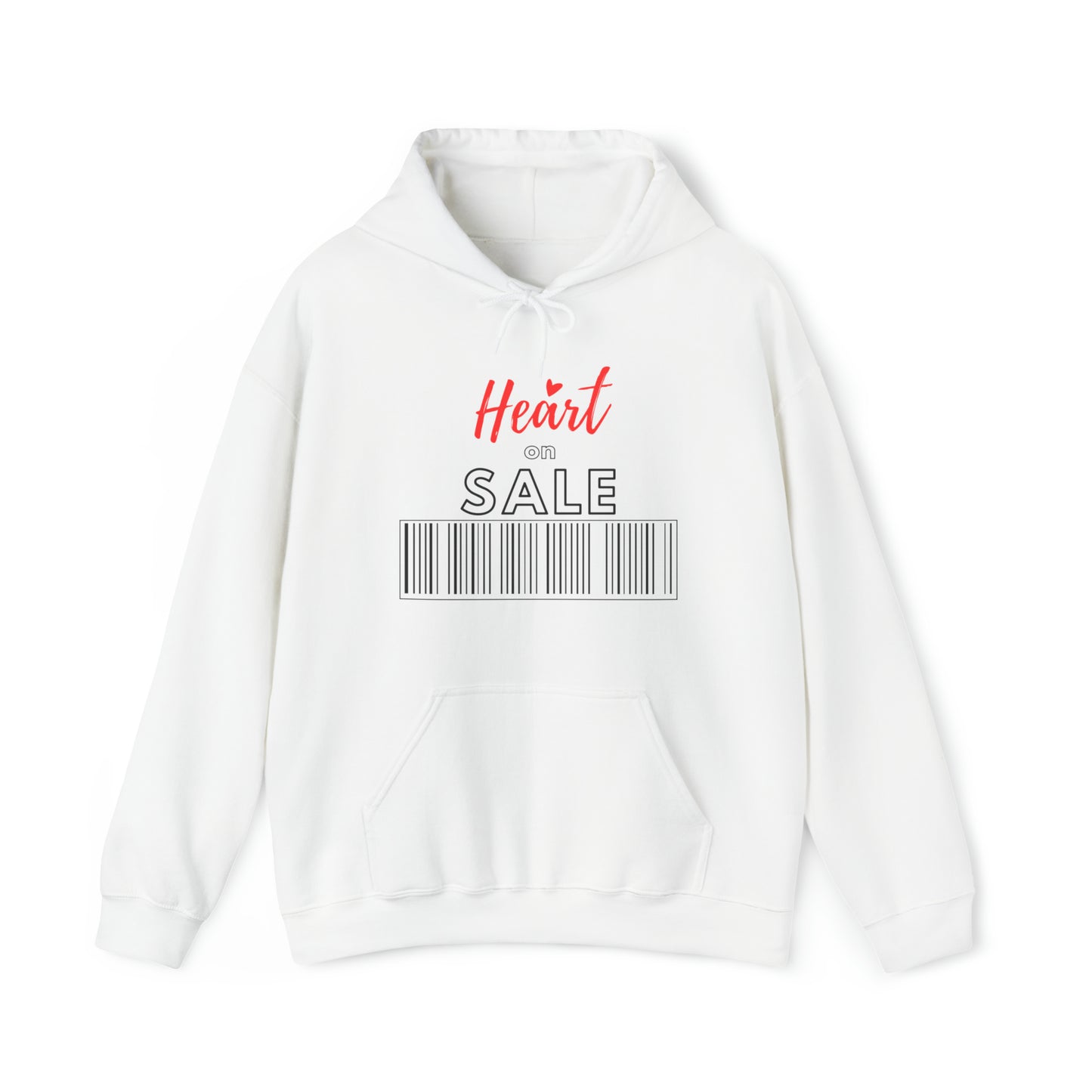 Heart on Sale graphic - Heavy Hooded Sweatshirt