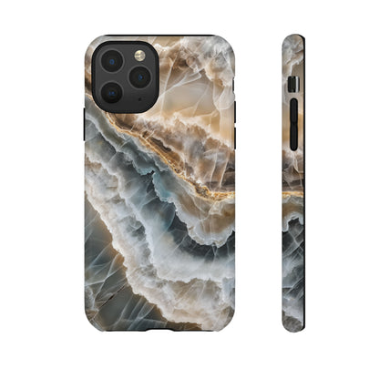 White Onyx Marble Printed Phone Cases
