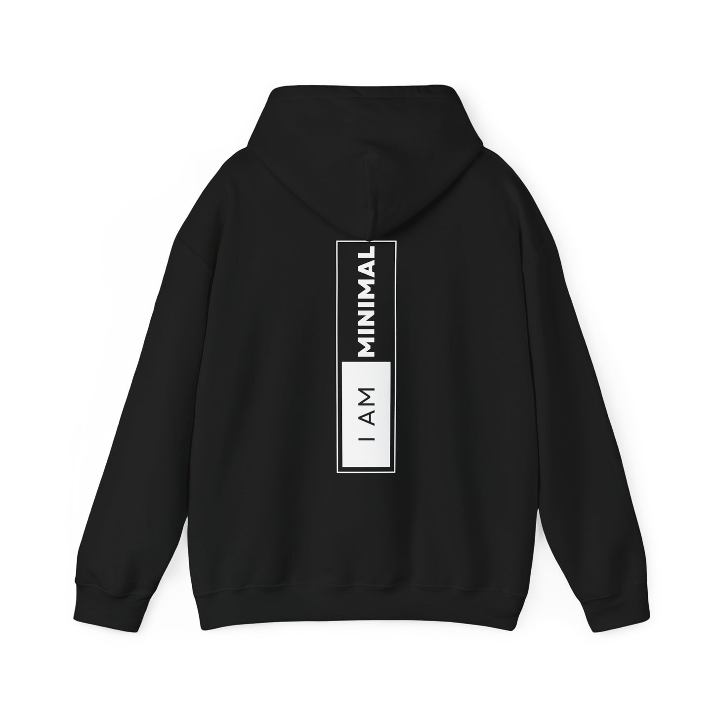 I am Minimal - Heavy Hooded Sweatshirt