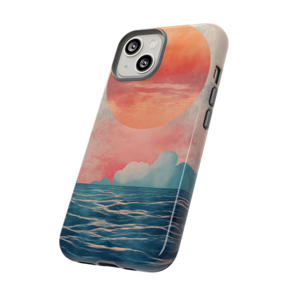 Abstract Sunset & Ocean Phone Cases