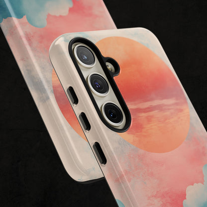 Abstract Sunset & Ocean Phone Cases