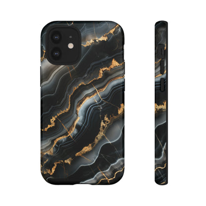 Black Marble Phone Cases