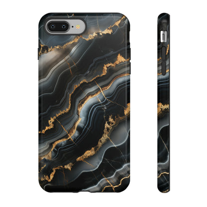 Black Marble Phone Cases