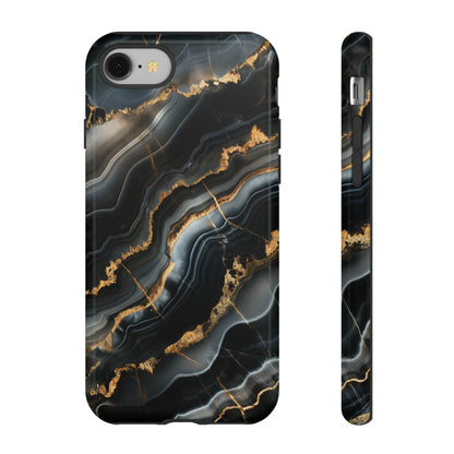 Black Marble Phone Cases