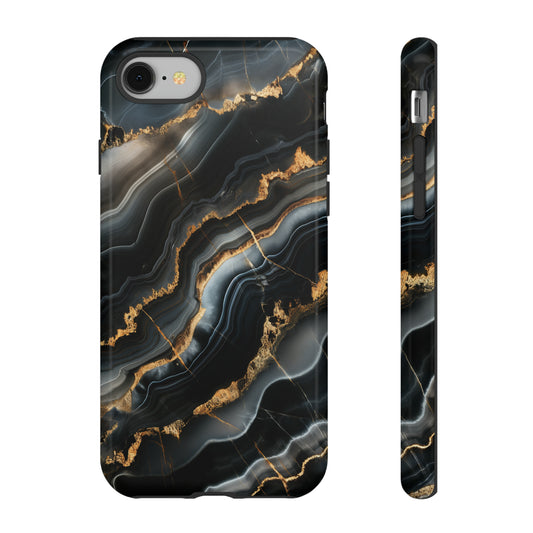 Black Marble Phone Cases