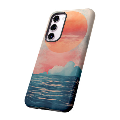 Abstract Sunset & Ocean Phone Cases