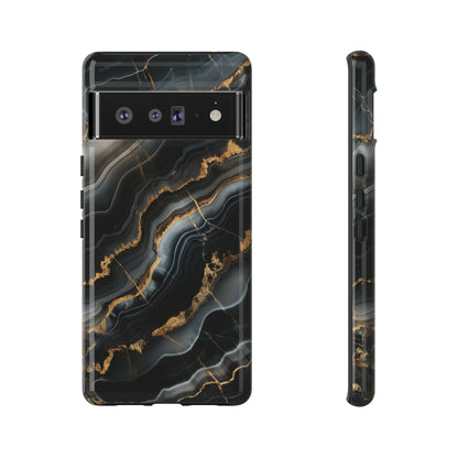Black Marble Phone Cases