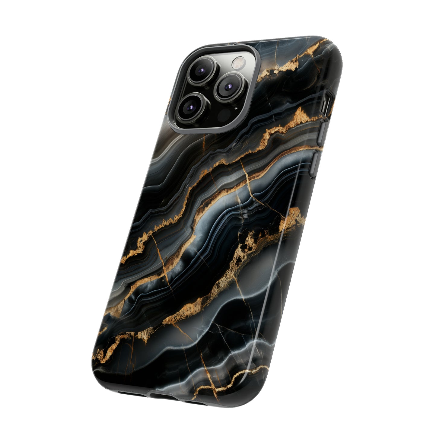 Black Marble Phone Cases