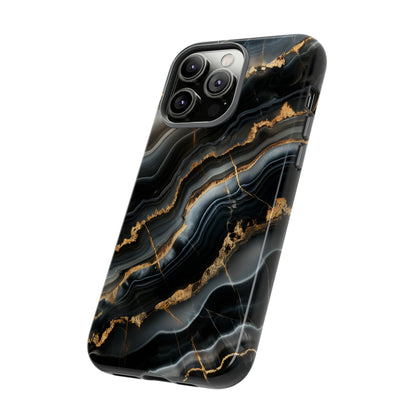 Black Marble Phone Cases