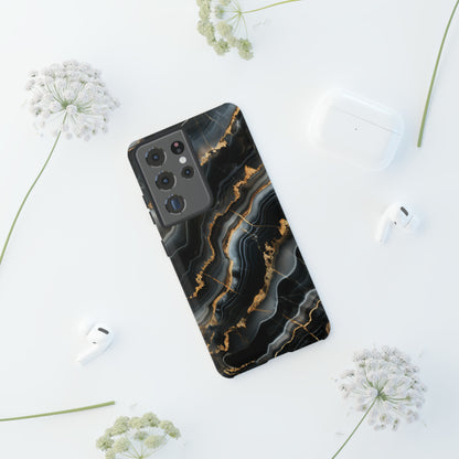Black Marble Phone Cases