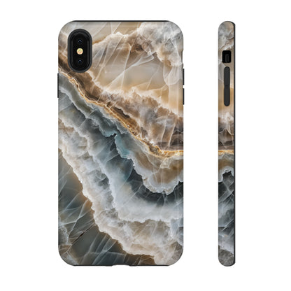 White Onyx Marble Printed Phone Cases