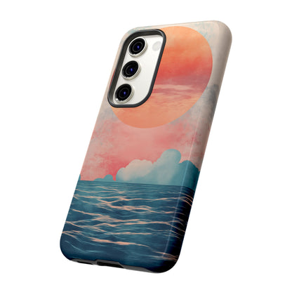 Abstract Sunset & Ocean Phone Cases