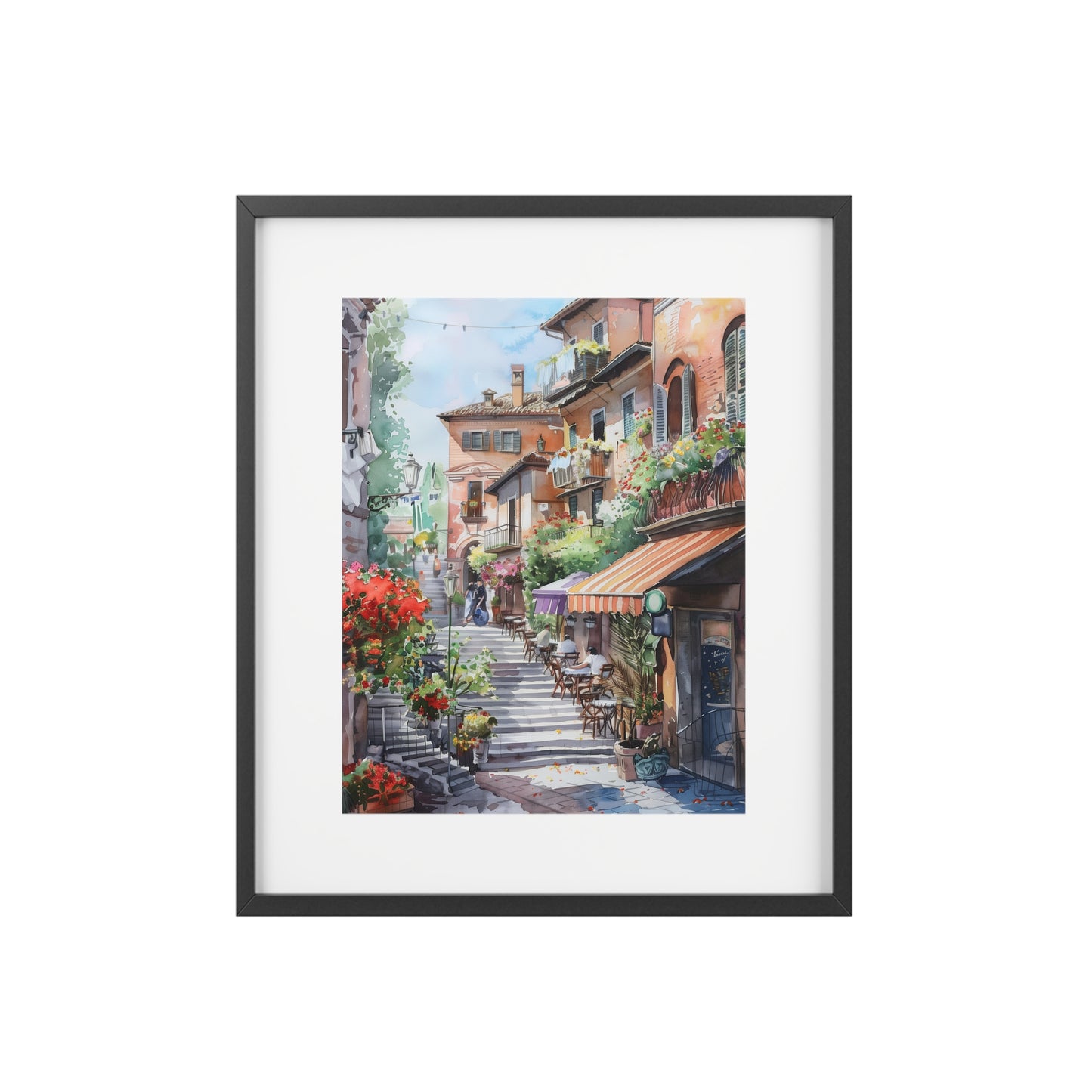 Framed rectangular Wall art posters - French Streetscape 2