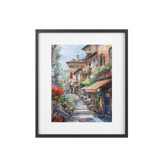 Framed rectangular Wall art posters - French Streetscape 2