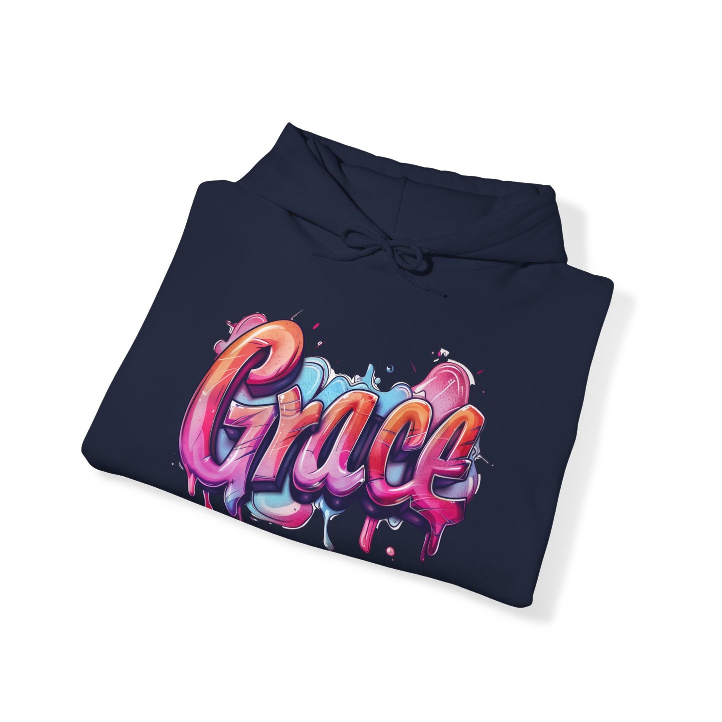 Grace graphic Heavy Hooded Sweatshirt