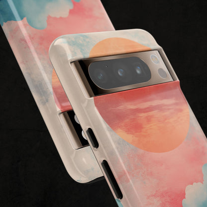 Abstract Sunset & Ocean Phone Cases