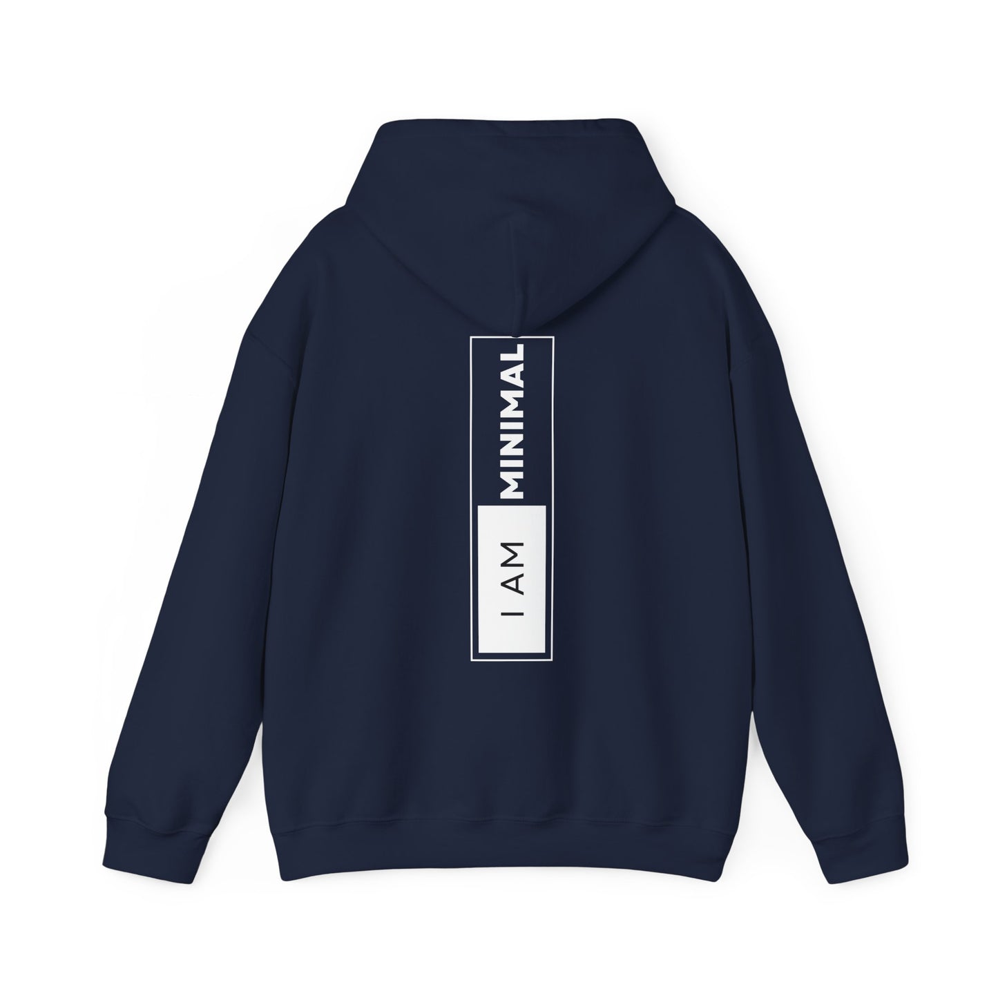 I am Minimal - Heavy Hooded Sweatshirt