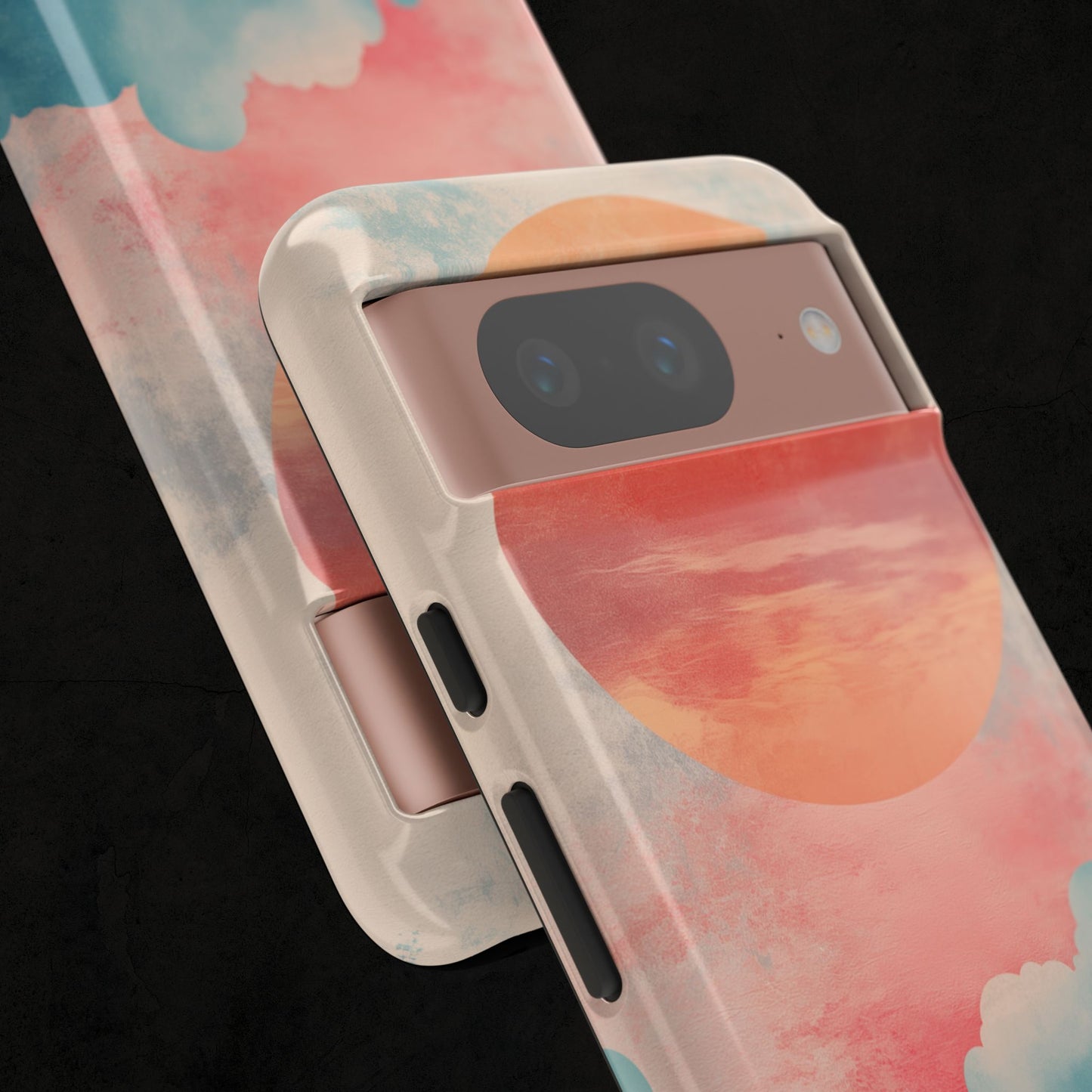 Abstract Sunset & Ocean Phone Cases