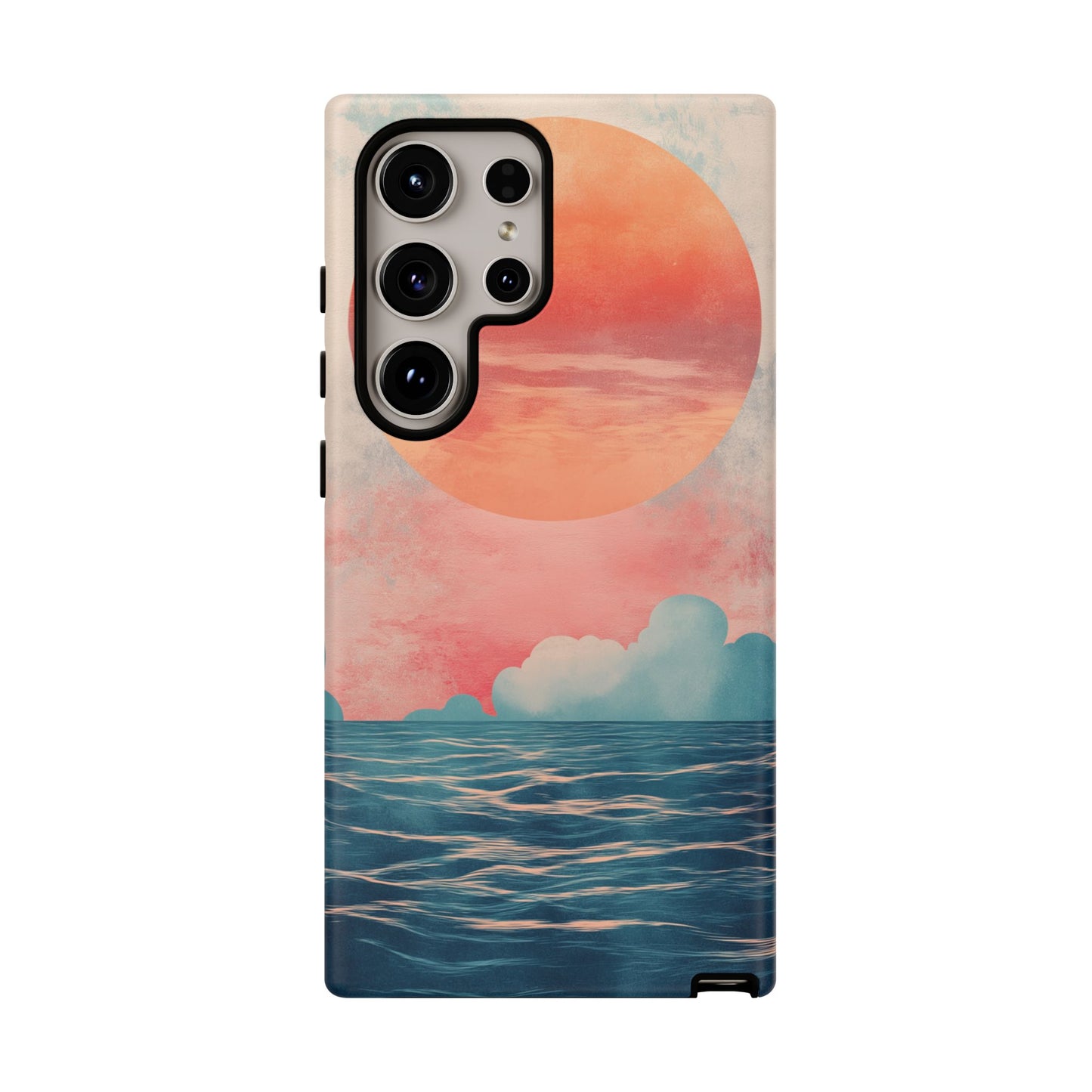 Abstract Sunset & Ocean Phone Cases