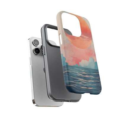 Abstract Sunset & Ocean Phone Cases