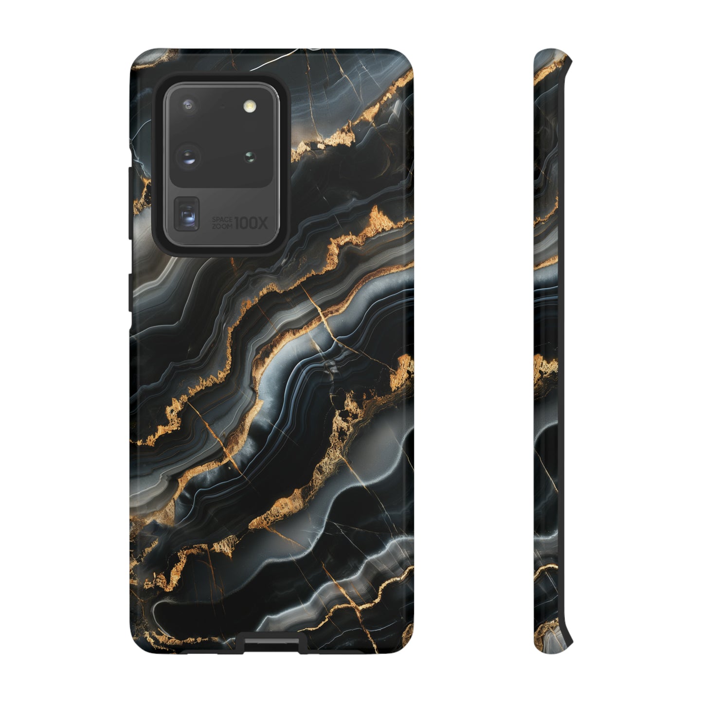 Black Marble Phone Cases