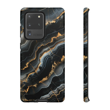 Black Marble Phone Cases