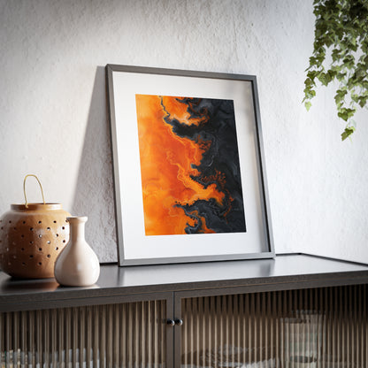 Wall Art, Abstract Lava on rock