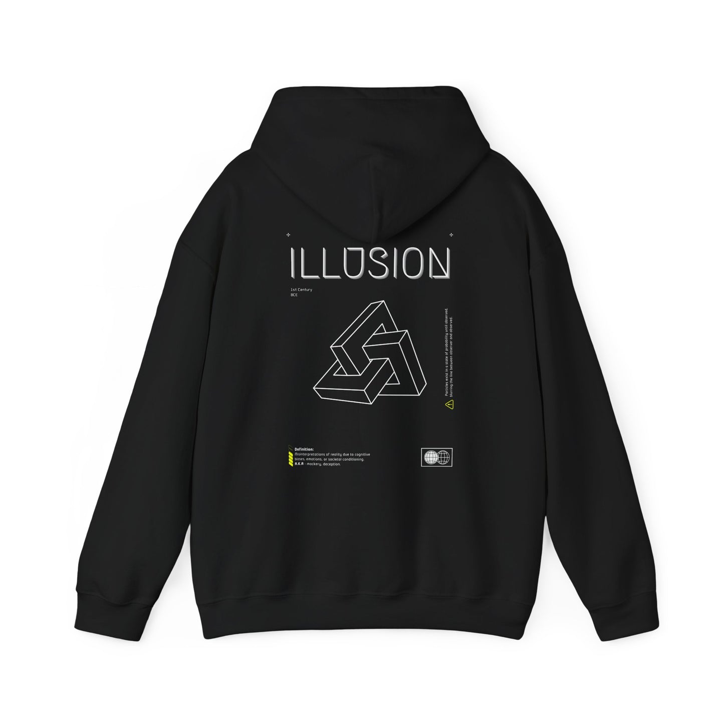ILLUSION - Heavy Hooded Sweatshirt