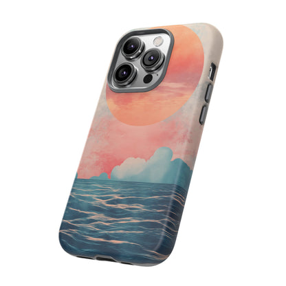 Abstract Sunset & Ocean Phone Cases