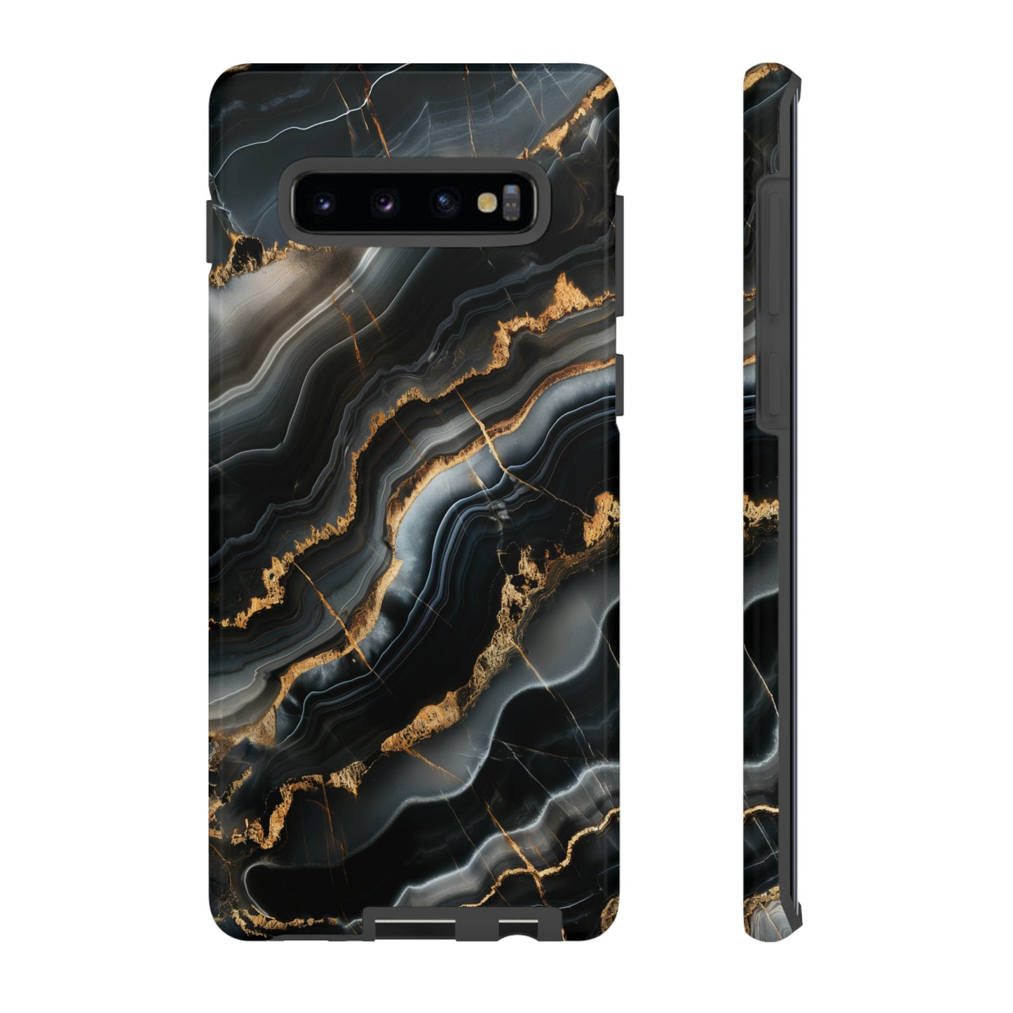 Black Marble Phone Cases
