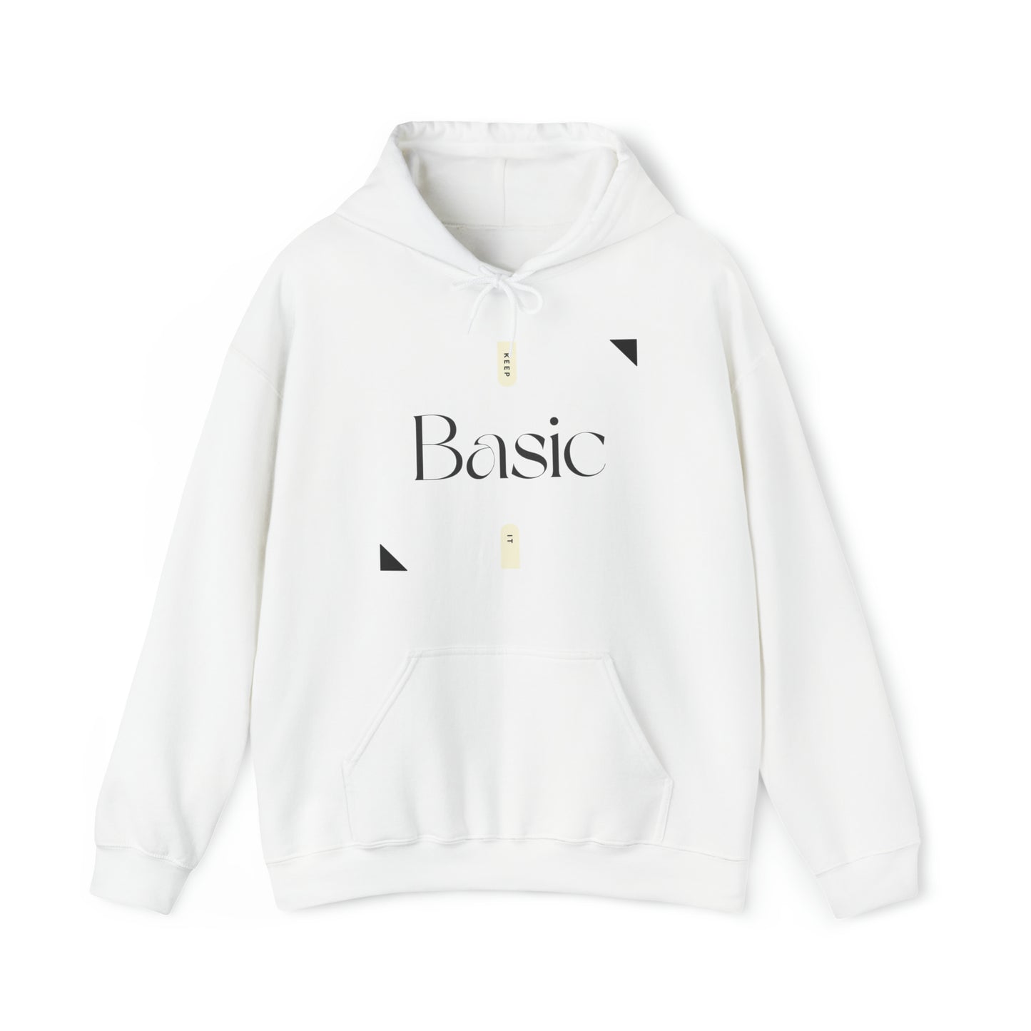 Keep it basic graphic - Heavy Hooded Sweatshirt