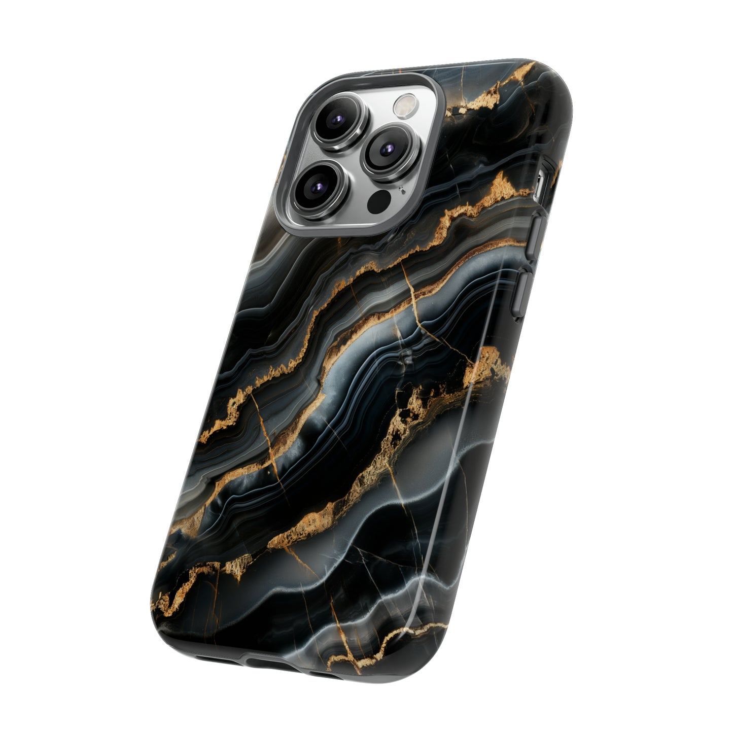 Black Marble Phone Cases