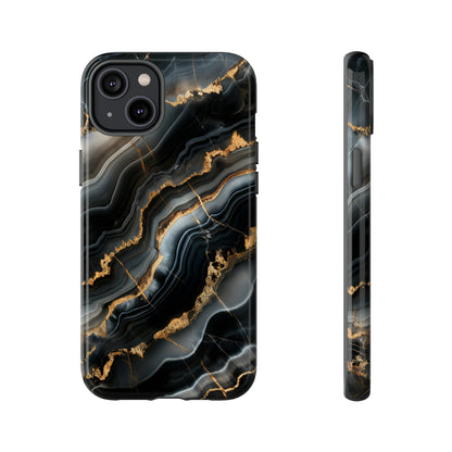 Black Marble Phone Cases