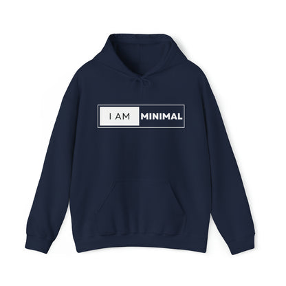 I am Minimal - Heavy Hooded Sweatshirt