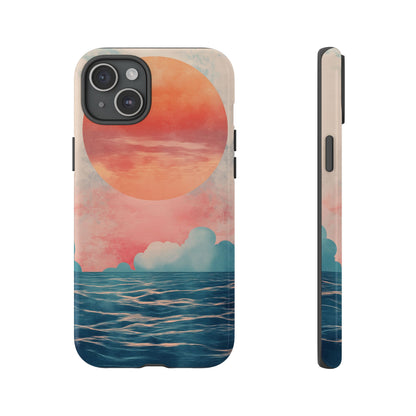 Abstract Sunset & Ocean Phone Cases