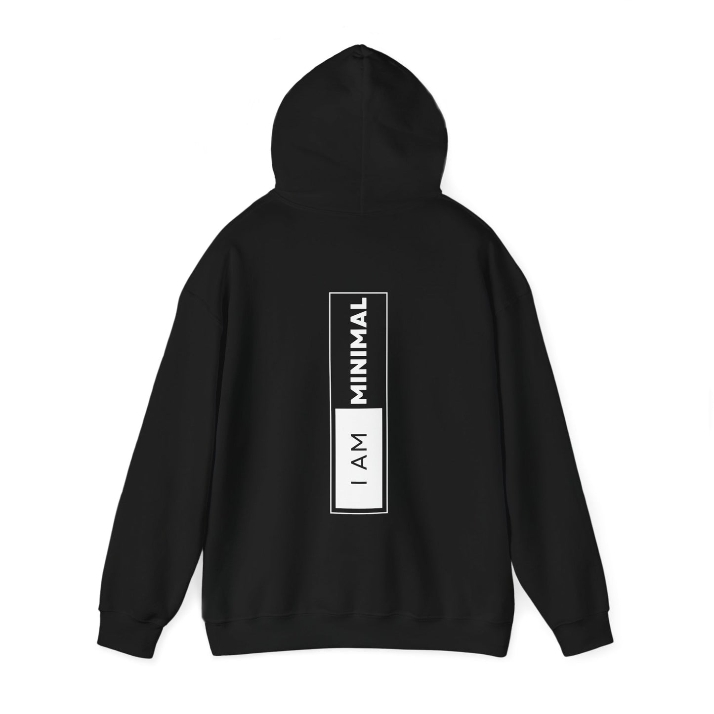 I am Minimal - Heavy Hooded Sweatshirt