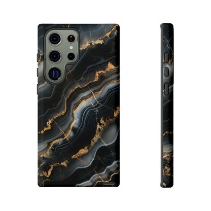Black Marble Phone Cases