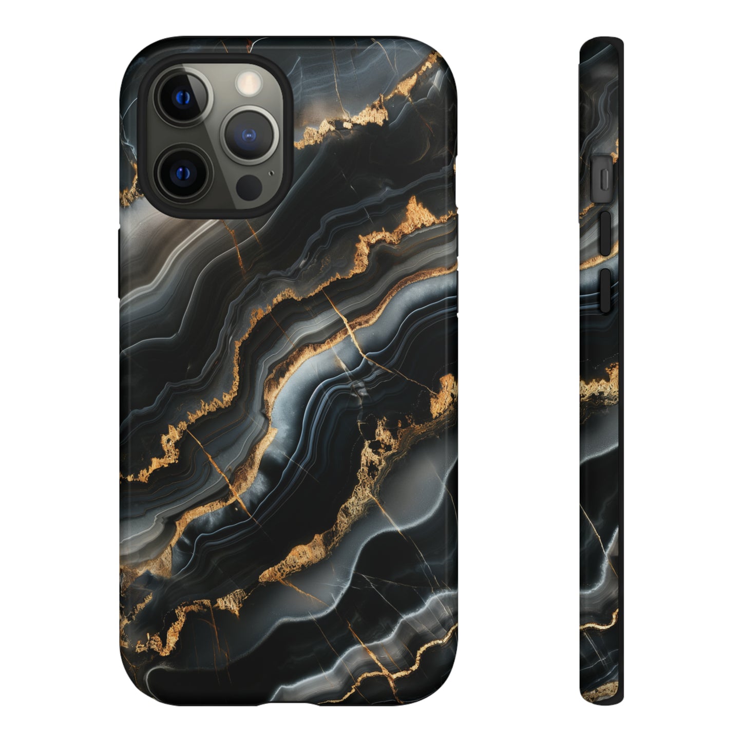 Black Marble Phone Cases