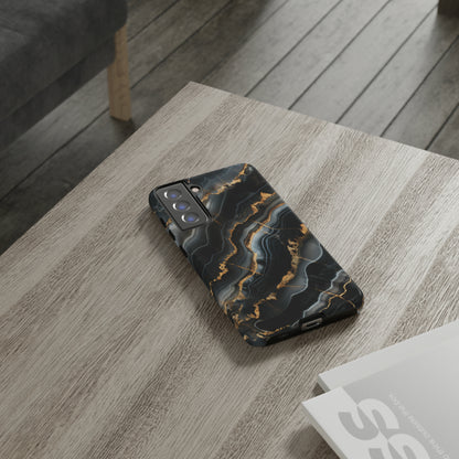Black Marble Phone Cases