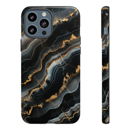 Black Marble Phone Cases