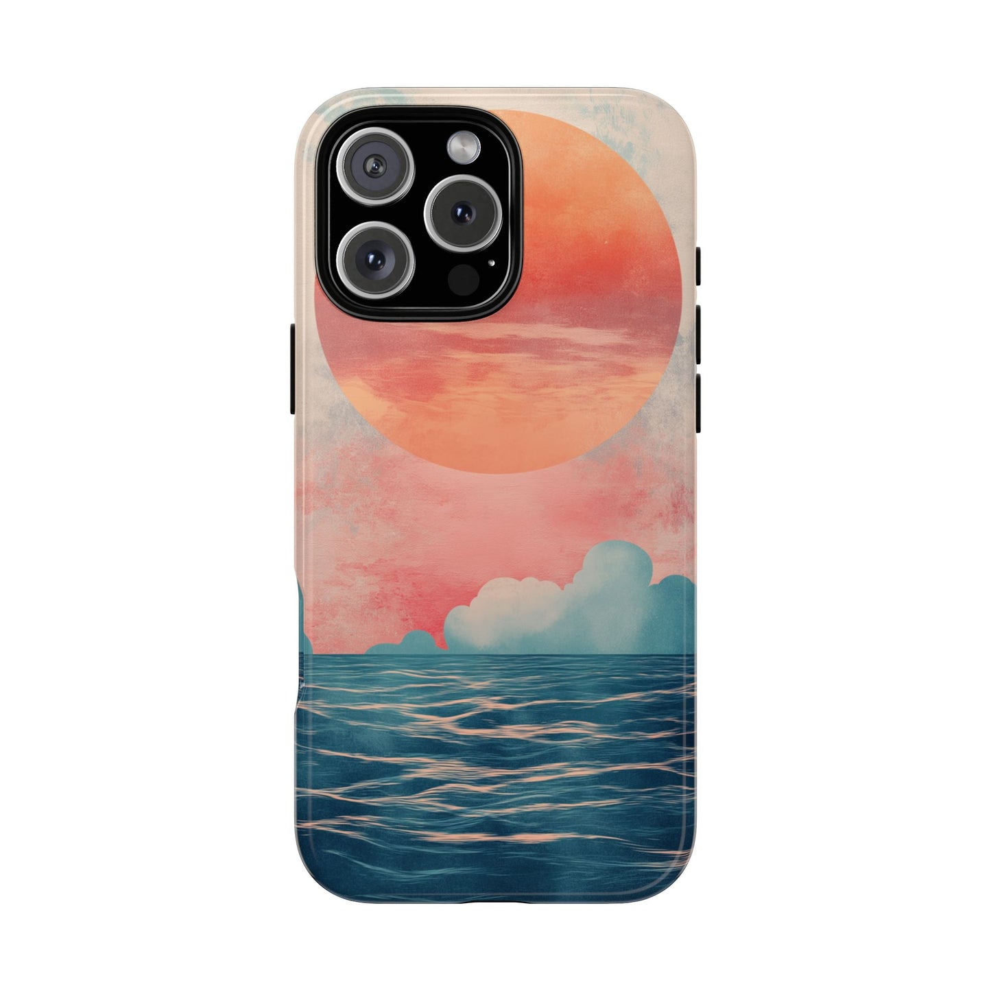 Abstract Sunset & Ocean Phone Cases